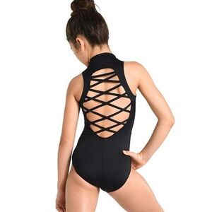 Danz N Motion Girls Scuba Style Leotard (child 6x/7)